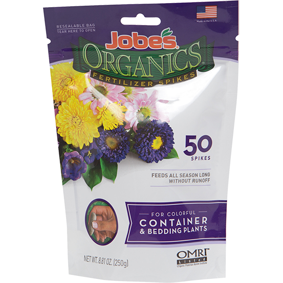 Jobe’s Organics Fertilizer Spike Container & Bedding Plants