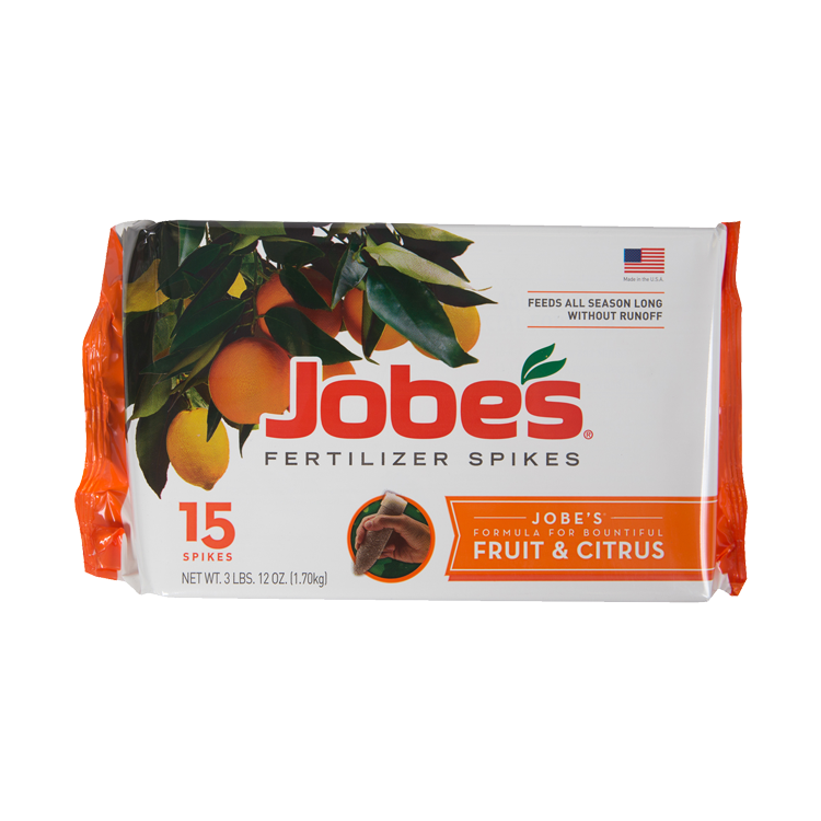 Jobe's 02612 Fruit  Tree Fertilizer Food Spikes 160 Stakes with Cap 