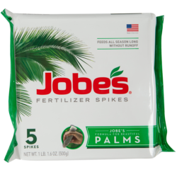 package of 5 Jobe's fertilizer spikes for palm plants